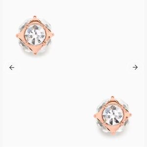 Kate Spade Rose Gold Lady Marmalade Stud Earrings